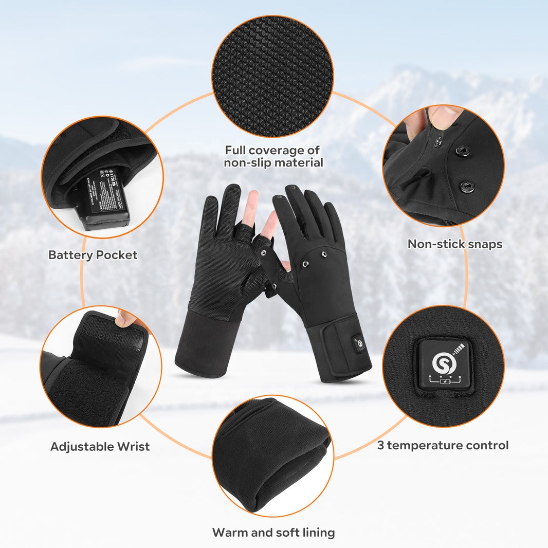 Finger Flip Smart Unisex Multi - Fishing Gloves 评论和价格