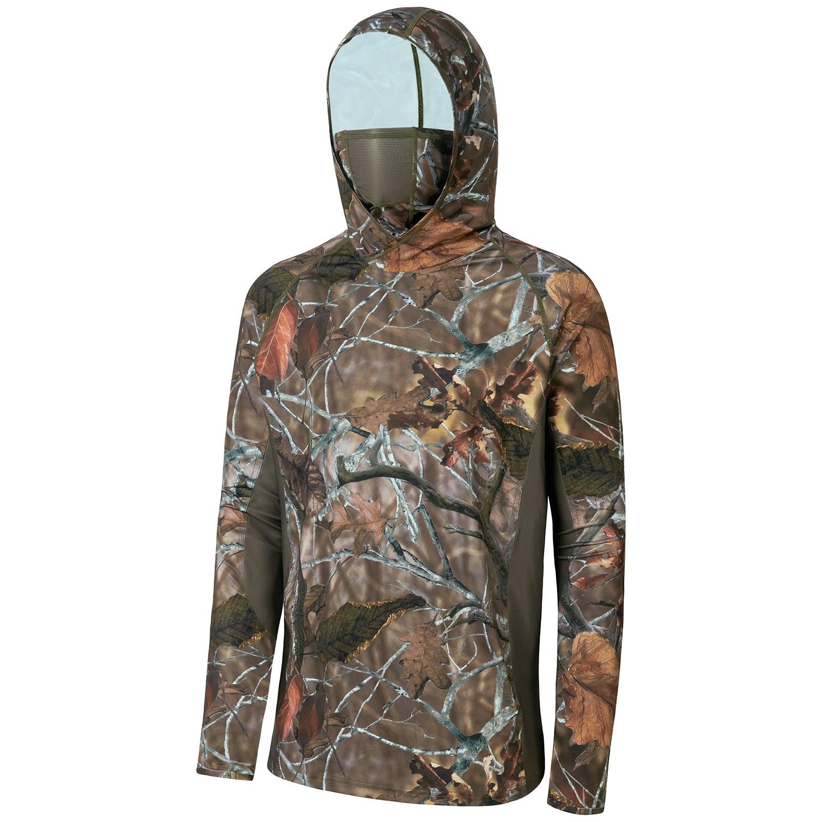 Outdoor Men 3D Leaf Camo Print - Fishing Mask Sun Protection 评论和价格